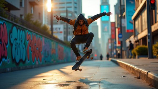 Comment le skateboard façonne l'art dans la culture populaire